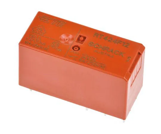 63-7679-64　DPDT PCB Mount Latching Relay 15 A, 12V dc For Use In Power Applications　RT424F12