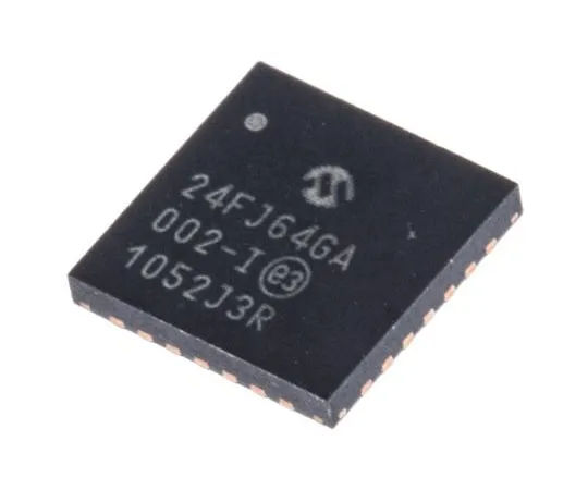 63-7660-64　Microchip PIC24FJ64GA002-I/ML, 16bit PIC Microcontroller, 32MHz, 64 kB Flash, 28-Pin QFN　PIC24FJ64GA002-I/ML