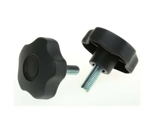 63-7714-90　RS PRO Black Thermoplastic Knob, M10 x 25　702-7582