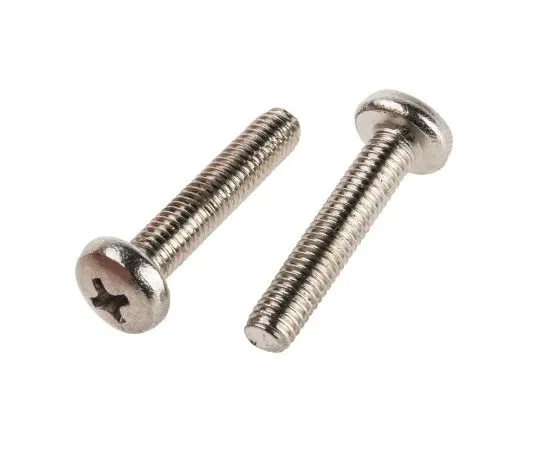 63-7575-20　RS Pro, M5 Pan Head, 25mm Brass Cross Nickel Plated0.8　483-0287