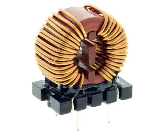 63-7582-27　Wurth 2.2 mH ±30% Leaded Inductor, 6A Idc, 20mΩ Rdc WE-CMB　744824622