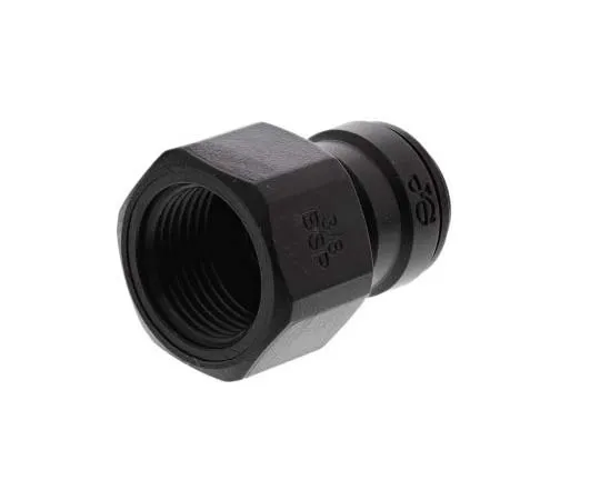 63-7718-62　John Guest Hydraulic Straight Compression Tube Fitting PM450813E, 3/8 in　PM450813E