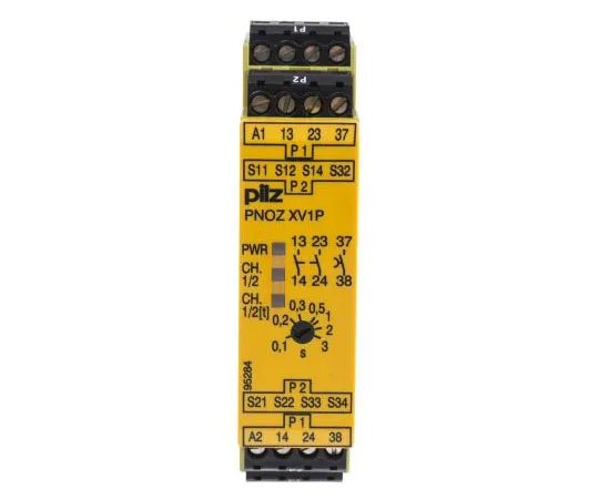 63-7583-12　Pilz PNOZ XV1P 24 V dc Safety Relay Single or Dual Channel With 2 Safety Contacts　777601