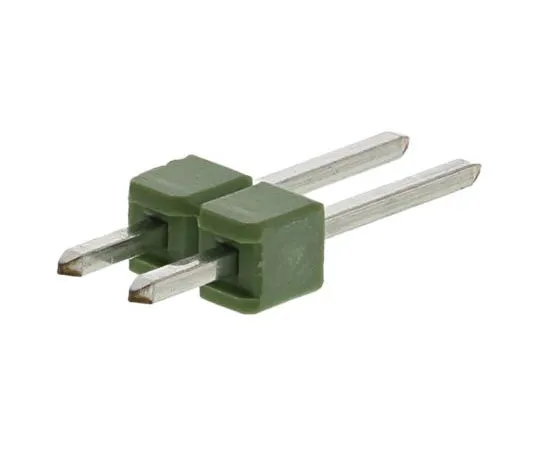 63-7668-16　TE Connectivity AMPMODU MOD II, 2 Way, 1 Row, Straight Pin Header　826926-2