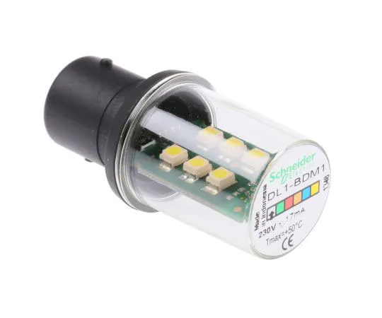 63-7557-05　BA15d LED Lamp, White, 230 V ac, 30 mA　DL1BDM1