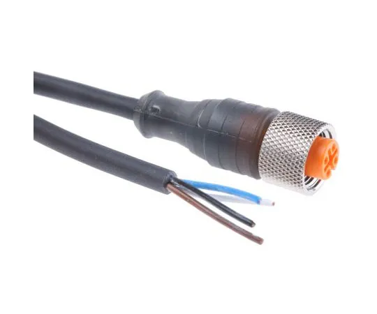 63-7557-61　Belden Straight M12 to Unterminated Cable assembly, 4 Core 5m Cable　RKT 4-225/5M