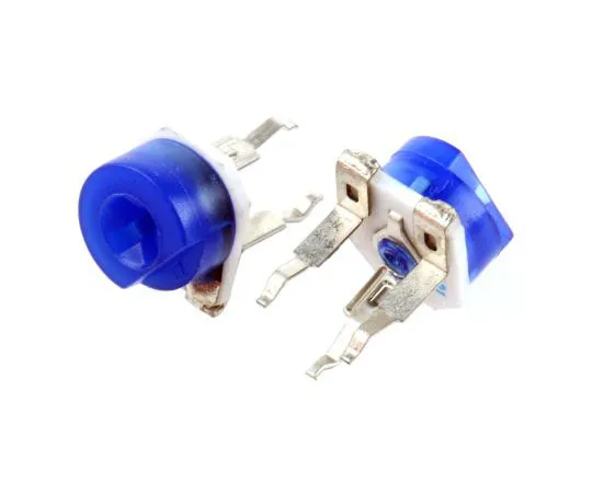 63-7581-75　500Ω Through Hole Trimmer Potentiometer 0.2W Top Adjust Bourns 3306 Series　3306P-1-501