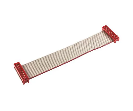 63-7613-96　Flat Serial Cable Assembly 100mm IDC to IDC 14, Ways　1483355-1