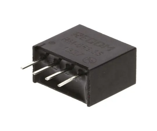 63-7672-97　Recom RM 0.25W Isolated DC-DC Converter Through Hole, Voltage in 4.5 → 5.5 V dc, Voltage out 3.3V dc　RM-053.3S