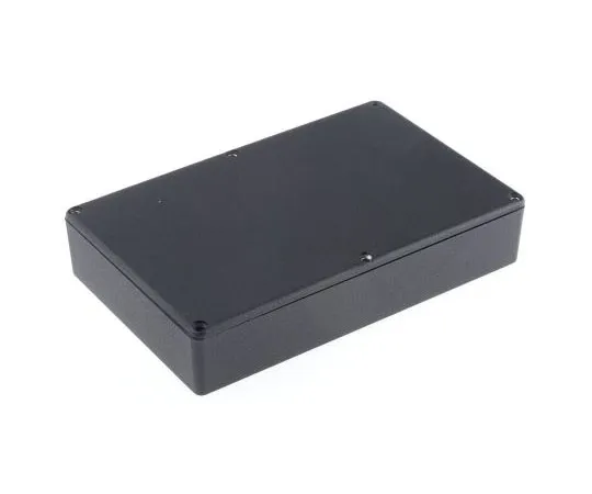 63-7613-11　Hammond 1590, Die Cast Aluminium Enclosure, IP54, Shielded, 187.5 x 119.5 x 33mm　1590DDBK