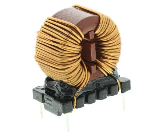 63-7582-33　Wurth 10 mH ±30% Leaded Inductor, 5A Idc, 55mΩ Rdc WE-CMB HC　744825510