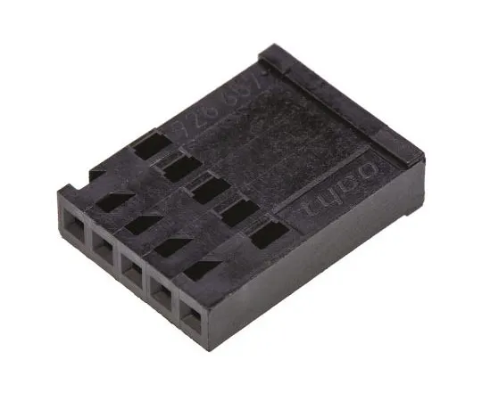 63-7598-36　TE Connectivity AMPMODU Female Connector Housing, 2.54mm Pitch, 5 Way, 1 Row　926657-5