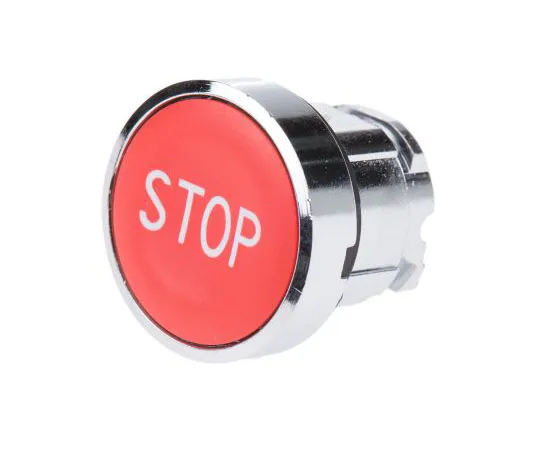 63-7653-27　Schneider Electric Harmony XB4 Series, Red Push Button Head, Spring Return, 22mm Cutout　ZB4BA434