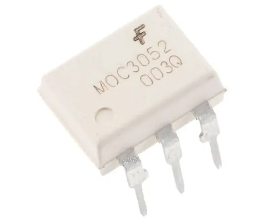 63-7670-07　ON Semiconductor, MOC3052M Triac Output Optocoupler, Through Hole, 6-Pin PDIP　MOC3052M