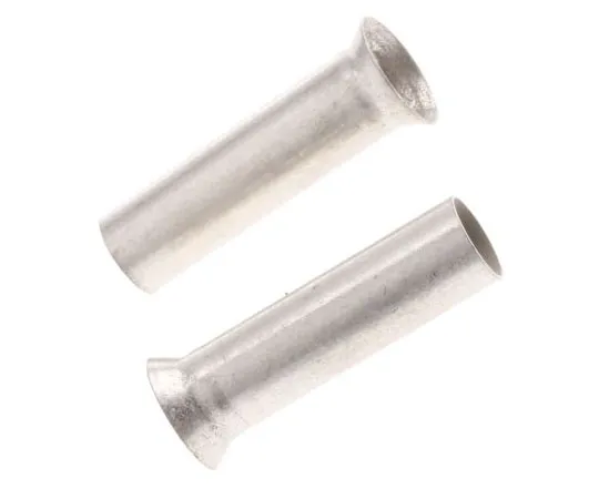 63-7630-59　Schneider Electric DZ5CE Series Crimp Bootlace Ferrule, 18mm Pin Length, 4.5mm Pin Diameter, 10mm² Wire Size　DZ5CE100