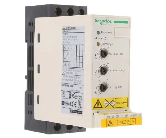63-7571-42　Schneider Electric 6 A Soft Starter ATS01 Series, IP20, 2.2 kW, 380 → 415 V　ATS01N206QN