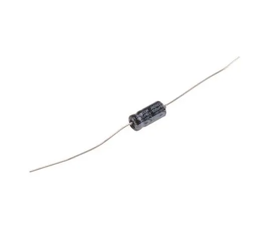 63-7728-15　RS PRO 100μF 10V dc Aluminium Electrolytic Capacitor, Through Hole 6 (Dia.) x 13mm +105°C 6mm 13mm　170-1106