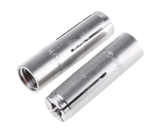 63-7643-06　RS Pro Stainless Steel Drop In Anchor M10, fixing hole diameter 12mm, length 40mm　622-1720