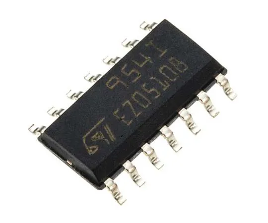 63-7745-96　TS954IDT STMicroelectronics, Op Amp, RRIO, 3MHz, 3 → 9 V, 14-Pin SOIC　TS954IDT