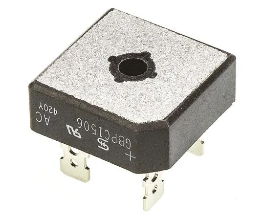 63-7694-52　Taiwan Semiconductor GBPC1506 T0, Bridge Rectifier, 15A 600V, 4-Pin GBPC　GBPC1506 T0