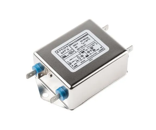 63-7589-53　EPCOS B84112G Series 6A 250 V ac 50 → 60Hz Chassis Mount RFI Filter, with Screw Terminals, Single Phase　B84112G0000B060