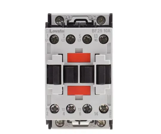 63-7691-11　Lovato 3 Pole Contactor, 25 A, 230 V ac Coil, Orange, 3NO, 11 kW　BF2510A230