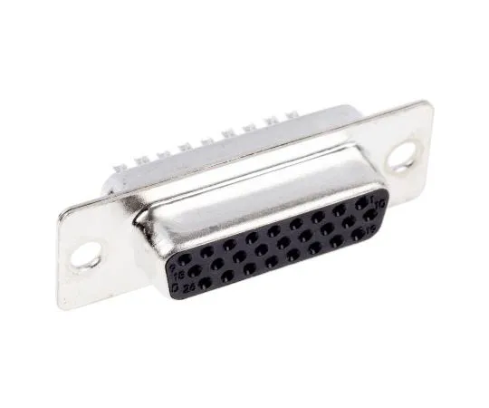 63-7674-68　ASSMANN WSW Panel Mount, 26 Pin D-sub Connector Socket, Shell Size A High Density　A-HDF 26 LL/Z