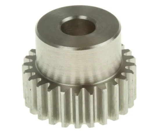 63-7607-28　RS PRO Stainless Steel 25 Teeth Spur Gear, 25mm Pitch Diam. , 20mm Hub Diam. , 8 → 13mm Bore Diam.　521-6755
