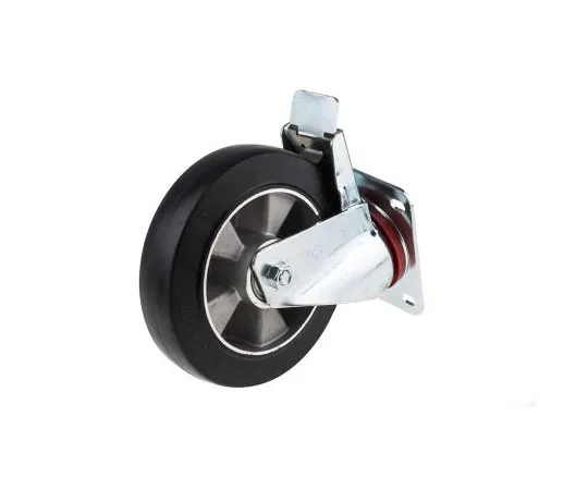 63-7642-76　RS PRO Braked Swivel Castor Wheel, 460kg Load Capacity, 200mm Wheel Diameter　621-9086