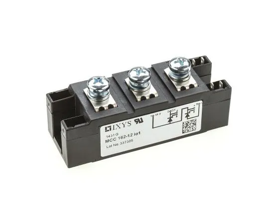 63-7666-11　IXYS, MCC162-12io1, Dual Thyristor Module SCR, 190A 1200V, 7-Pin Y4 M6　MCC162-12IO1