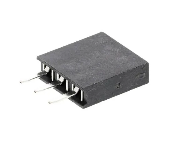 63-7686-31　HARWIN 2.54mm Pitch 3 Way 1 Row Straight PCB Socket, Through Hole, Solder Termination　M20-7820346