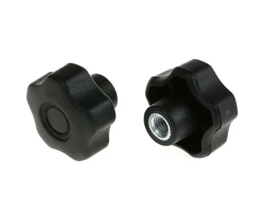 63-7714-94　RS PRO Black Thermoplastic Knob, M8 x 12　702-7598