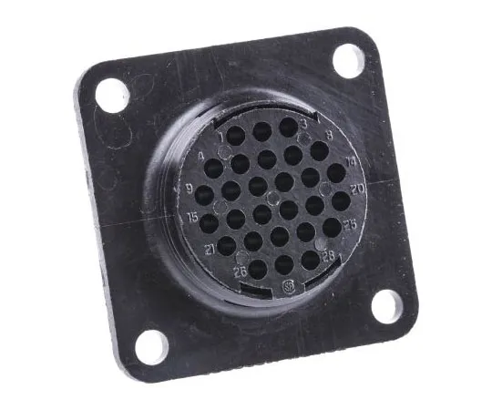 63-7682-31　TE Connectivity CPC Series 2 Series Panel Mount Connector, 28 contacts Socket　206038-1