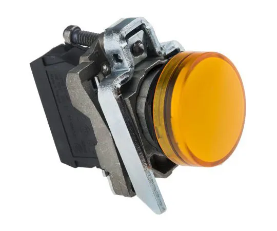 63-7632-76　Schneider Electric Harmony XB4 Orange LED Pilot Light, 22mm Cutout, IP66, IP67, IP69, IP69K, 24 V ac/dc, 3 A ac, 270 mA　XB4BVB5