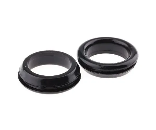 63-7659-08　RS PRO Black PVC 26mm Round Cable Grommet for Maximum of 20.8mm Cable Dia.　666-4622
