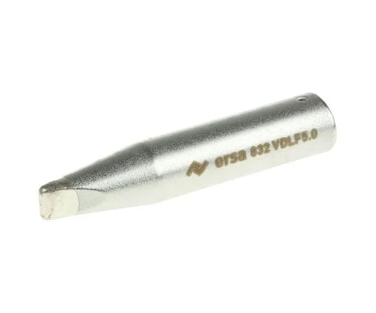 63-7625-82　Ersa 5 mm Straight Chisel Soldering Iron Tip for *** with Analogue 60; 60A; 80 & 80A; Digital 80A; Digital 2000A;　0832VDLF