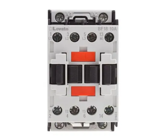 63-7691-12　Lovato 3 Pole Contactor, 18 A, 400 V ac Coil, Orange, 3NO, 7.5 kW　BF1810A400