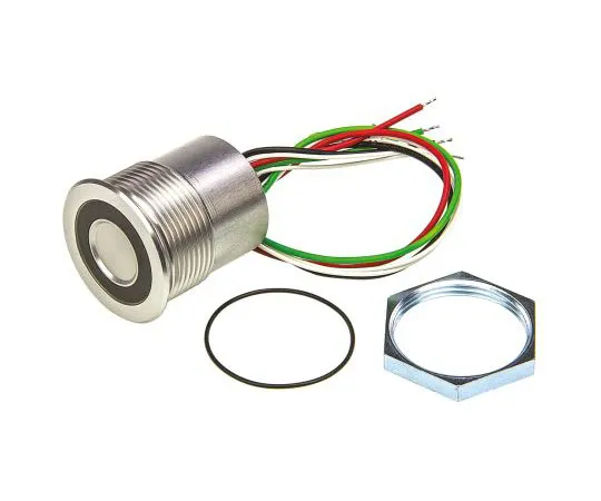 63-7630-09　Through Hole Piezo Switch, , IP67, 100 mA @ 24 V dc, Single Pole Single Throw (SPST), -40 → +85°C　1241.3012