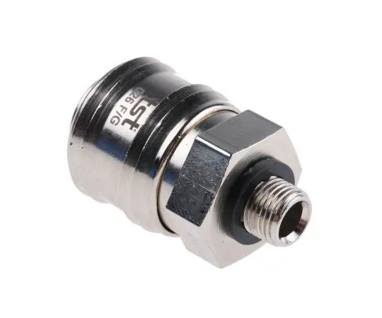 63-7662-97　RS PRO Pneumatic Quick Connect Coupling Brass 1/8 in Threaded　667-1986