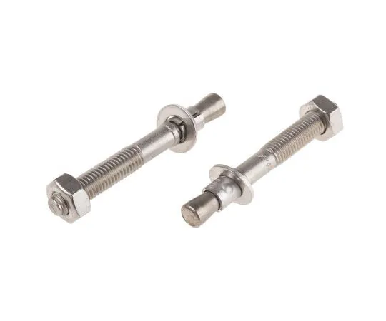 63-7643-25　RS Pro Stainless Steel Bolt Anchor M10, fixing hole diameter 10mm, length 85mm　622-1966