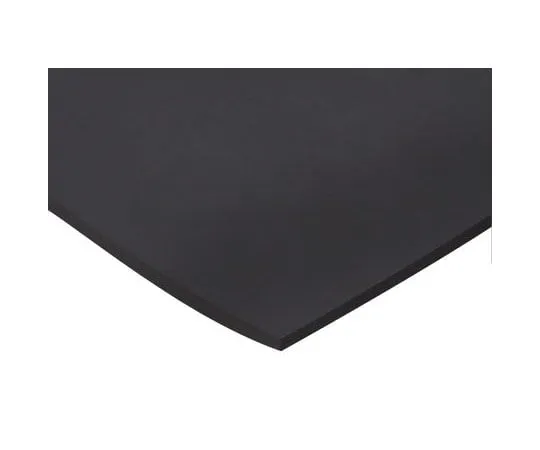 63-7594-76　Black Neoprene Rubber Sheets, 1m x 600mm x 3mm　506-3157