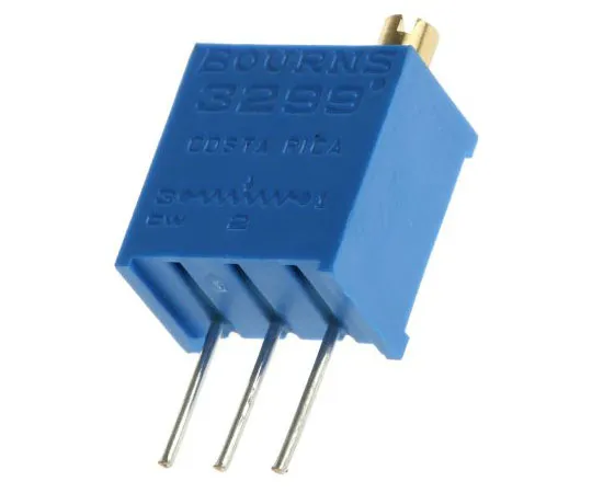 63-7608-42　5kΩ Through Hole Trimmer Potentiometer 0.5W Top Adjust Bourns 3299 Series　3299W-1-502LF