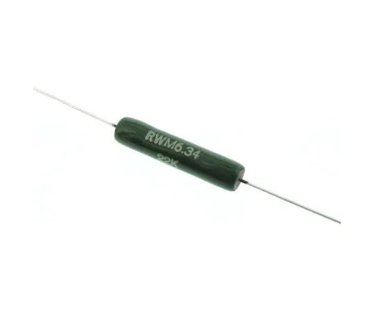 63-7579-16　Vishay 22kΩ 8W Wirewound Resistor ±5% ±75ppm/°C　RWM06342202JS09E1