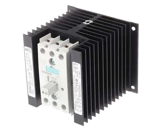 63-7635-59　Siemens 30 A 3P-NO Solid State Relay, Zero Crossing, DIN Rail, Thyristor, 600 V Maximum Load　3RF2430-1AC45