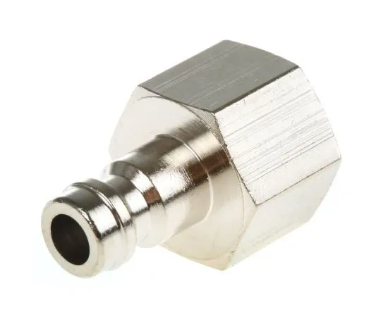 63-7662-61　RS PRO Pneumatic Quick Connect Coupling Brass 1/4 in Threaded　667-1850