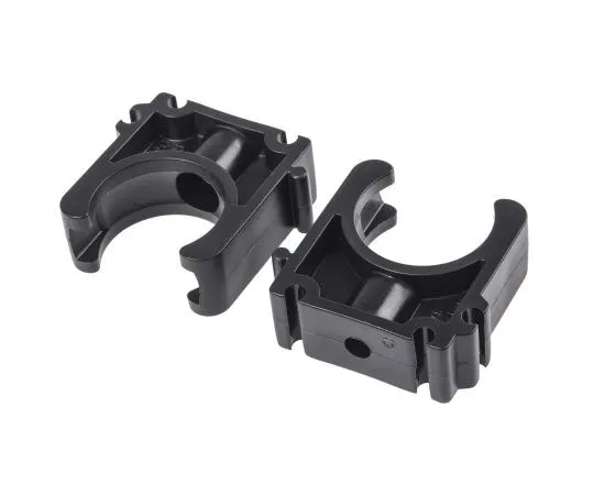 63-7647-54　Georg Fischer PP Black Saddle Clamp 16mm x , 6mm　167061087