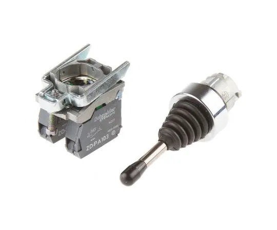 63-7633-48　IP66 Joystick Switch, 2 axes, 220 mA Screw 600V NO, -25 → +70°C　XD4PA22