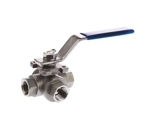 63-7591-41　RS PRO High Pressure Ball Valve Stainless Steel 1/2 in BSPP 3 Way　499-1944
