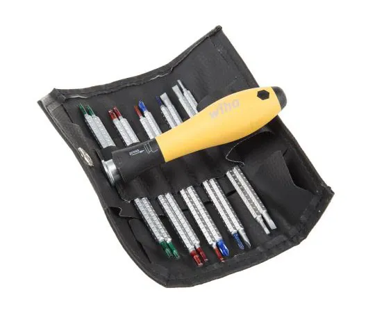 63-7653-83　Wiha Tools Interchangeable Slotted; Phillips; Torx; Hexagon Screwdriver Set 11 Piece　2691T11ESD