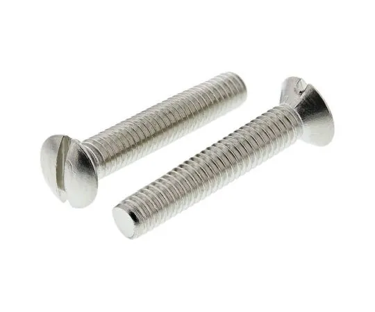 63-7574-84　RS, M3.5 Raised (Countersunk) Head, 20mm Brass Slot Nickel Plated0.6　482-9552